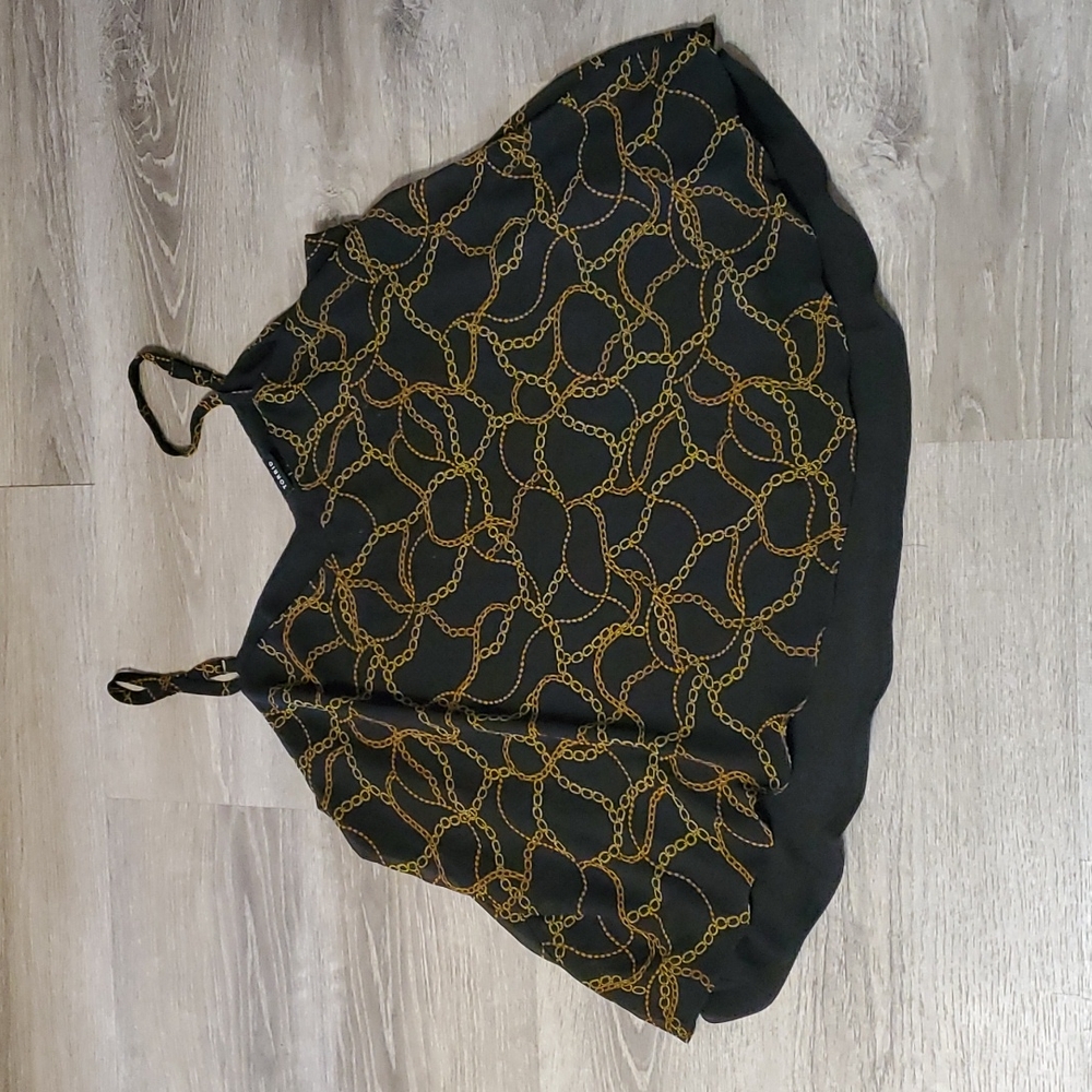 Torrid Gold Chain Tank 1X